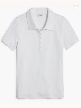 J. Crew Factory Women’s Short-sleeve ribbed polo | Size L